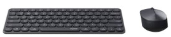 Rapoo 9010M Toetsenbord en Muis Set Zwart QWERTY