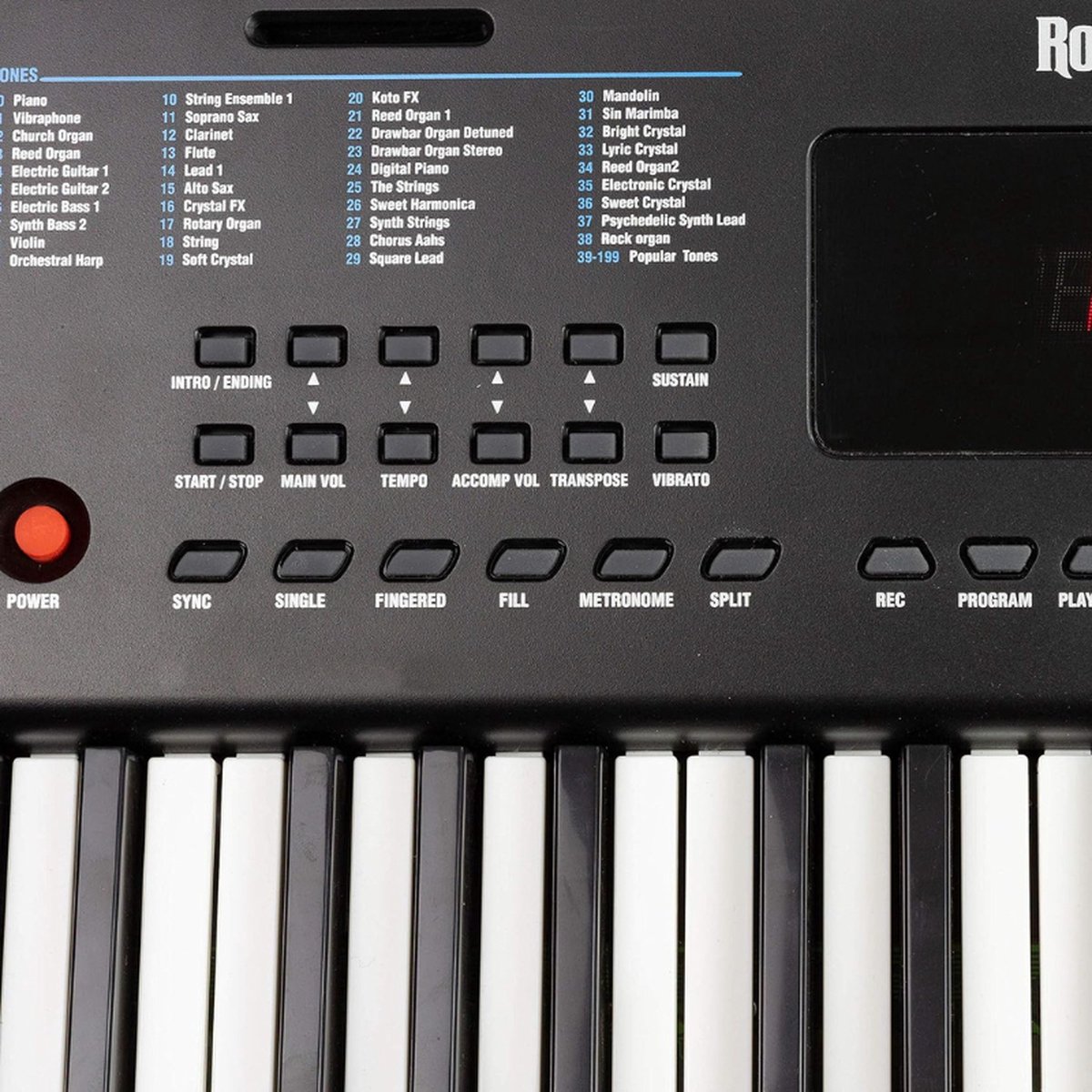 De RJ361 61 Toetsen Keyboard Piano Zwart in één oogopslag