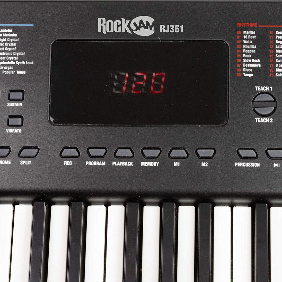 Wat vinden we goed aan de RJ361 61 Toetsen Keyboard Piano Zwart