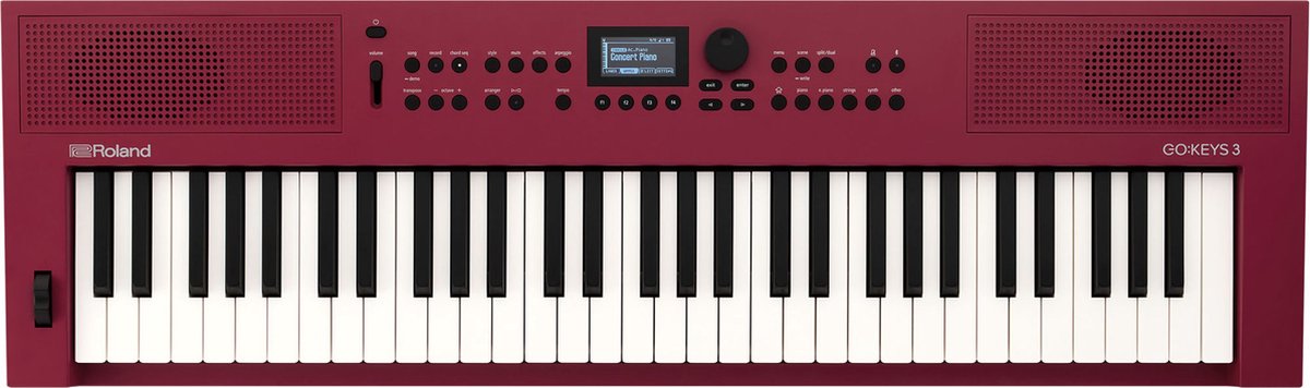 Roland GO:KEYS 3 Dark Red Keyboard 61 toetsen