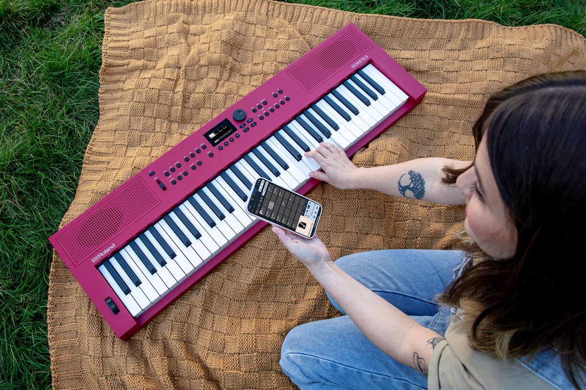 Roland GO:KEYS 3 Dark Red Keyboard 61 toetsen