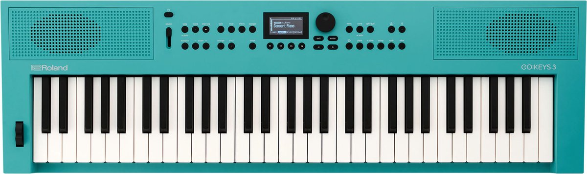 De Roland GO:KEYS 3 Keyboard 61 toetsen Turquoise in één oogopslag