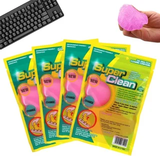 Schoonmaakgel voor toetsenbord 4 stuks - ShopVlot
