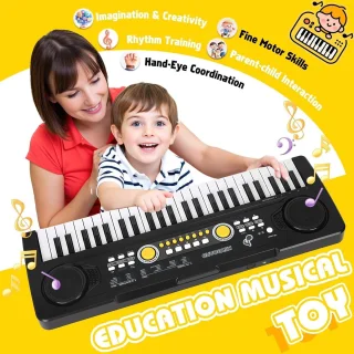 Wat vinden we goed aan de SnelShoppen keyboard piano speelgoed voor kinderen zwart