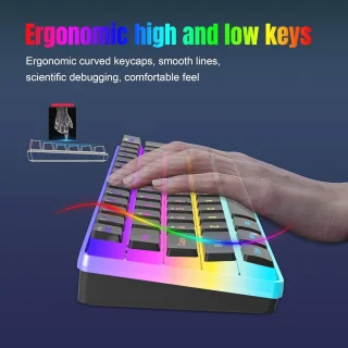 Snpurdiri 60% Wired Gaming Keyboard