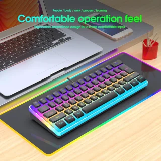 Snpurdiri 60% Wired Gaming Keyboard