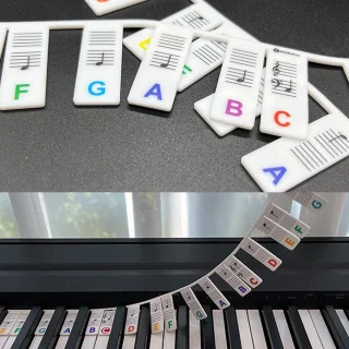 Solidchoice 88-toetsen Piano Keyboard Stickers