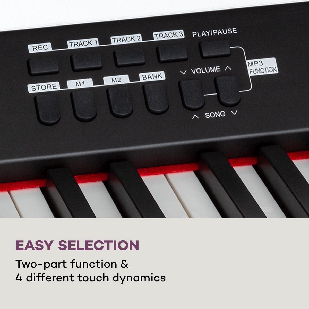 Subi 88 Harmony Elektrische Piano 88 toetsen