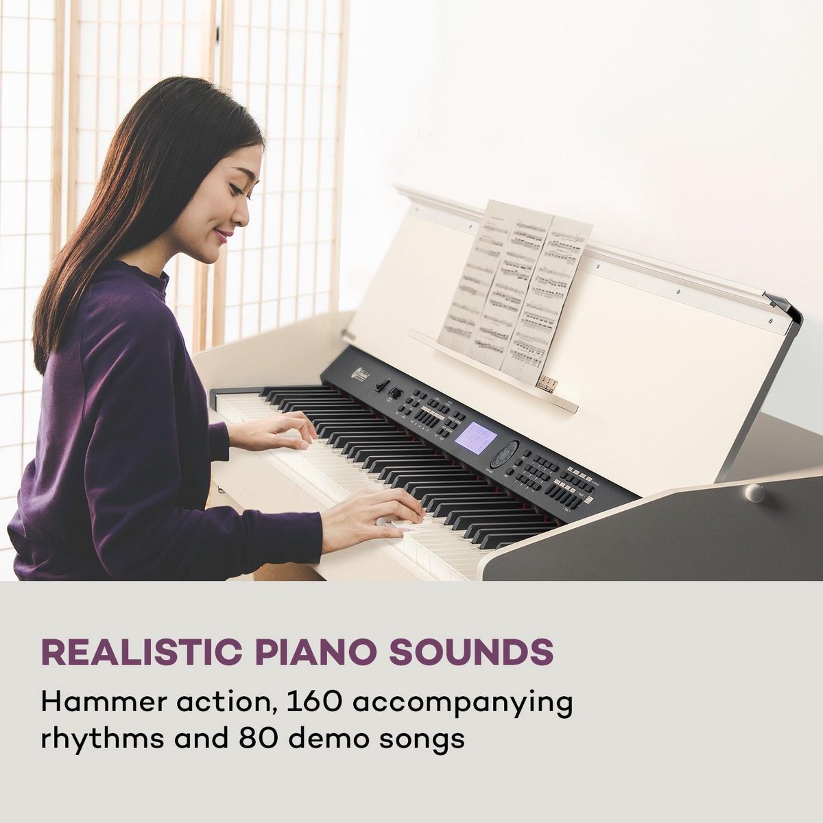 Subi 88 Harmony Elektrische Piano 88 toetsen
