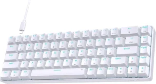 TMKB T68se 60% mechanisch gaming toetsenbord wit