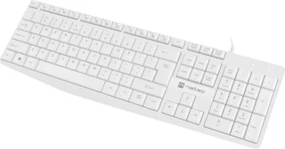 Toetsenbord Natec Nautilus US lay-out wit review