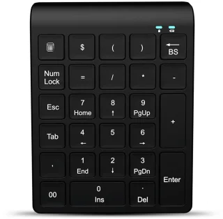 Universal 27-Key Bluetooth Numeric Keypad
