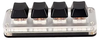USB Mini Key 4-knops mechanisch éénhandstoetsenbord review