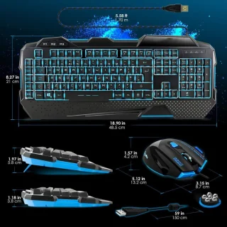 VELTRR® Mechanical Gaming Keyboard Zwart