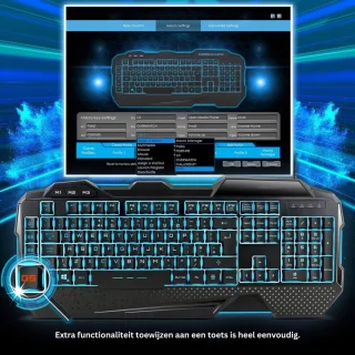 VELTRR® Mechanical Gaming Keyboard Zwart