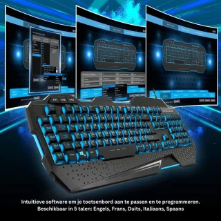 VELTRR® Mechanical Gaming Keyboard Zwart