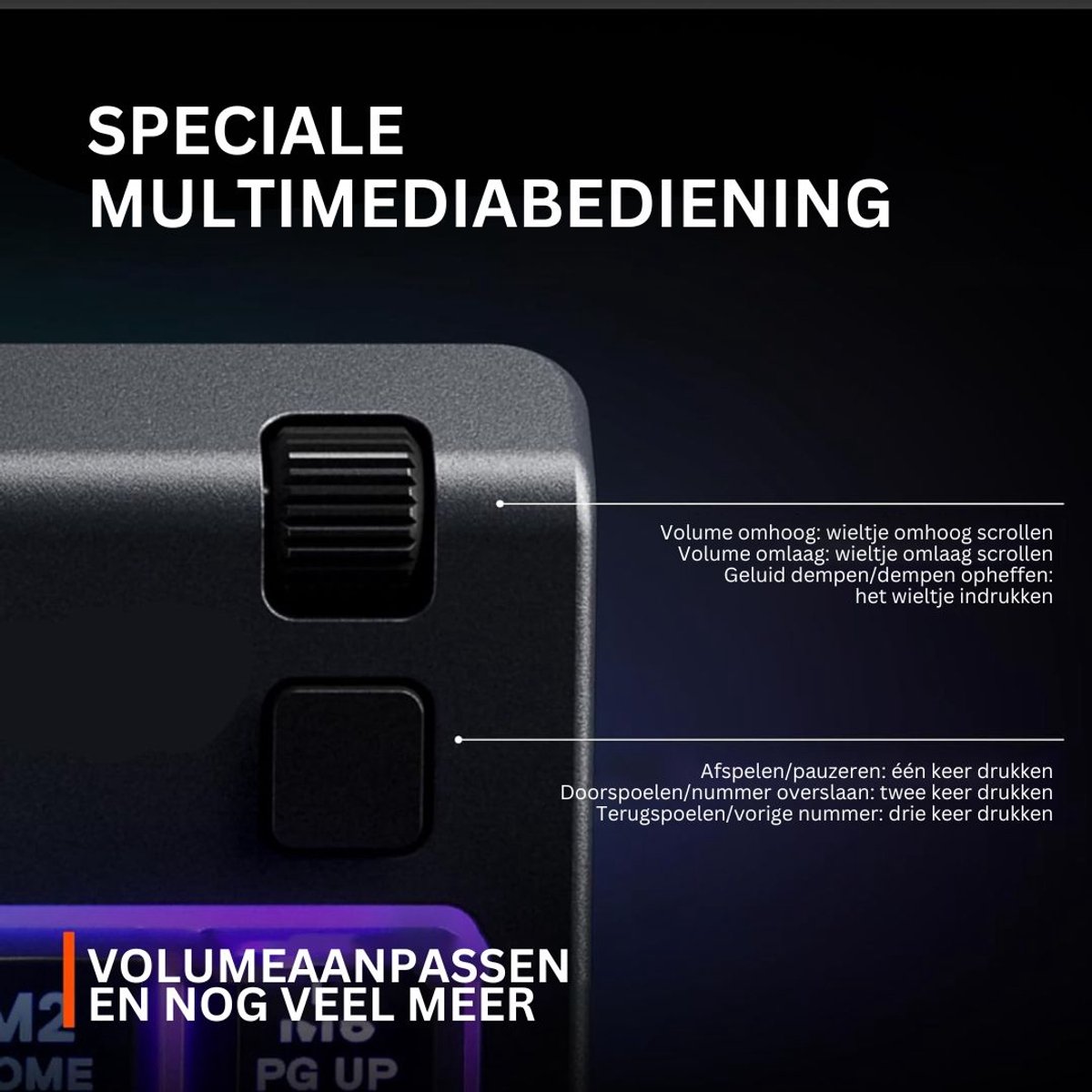 VELTRR Mechanisch Gaming Keyboard Zwart