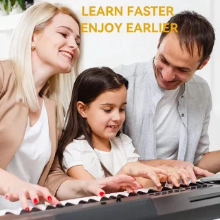 Verwijderbare notenstickers voor piano en keyboard