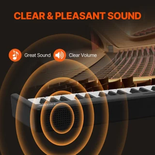 VEVOR 61-toets Digitale Piano Zwart