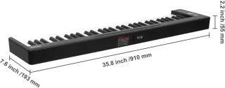 VEVOR 61-toets Digitale Piano Zwart
