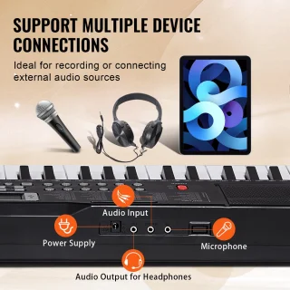 VEVOR Digitaal Keyboard 61 toetsen