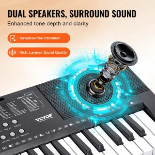VEVOR Digitaal Keyboard 61 toetsen