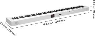 VEVOR Digitale piano 88 toetsen