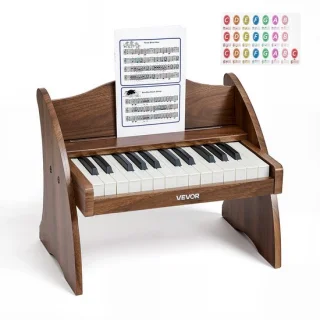 VEVOR Kinderkeyboard 25-toets Houten Elektrische Piano review