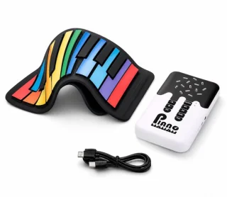 VHV - Kinder piano - Opvouwbare piano 49 toetsen