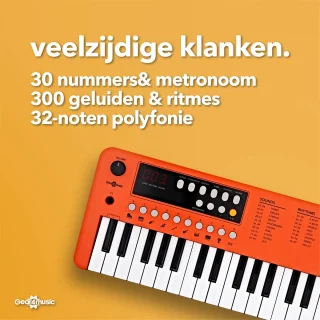 VISIONKEY-1 Draadloos Minikeyboard Oranje