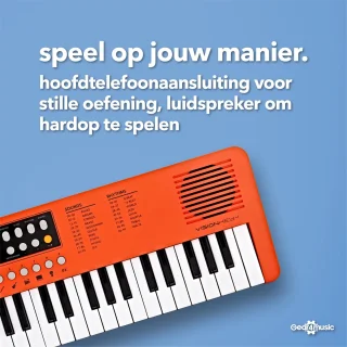VISIONKEY-1 Draadloos Minikeyboard Oranje
