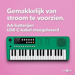 VISIONKEY-1 Draagbaar Minikeyboard Groen