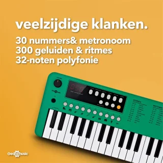 VISIONKEY-1 Draagbaar Minikeyboard Groen