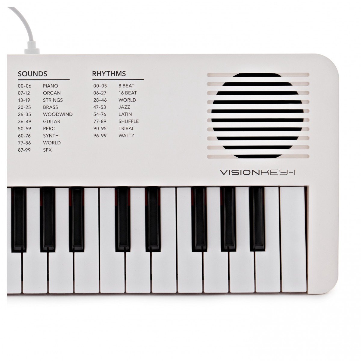 VISIONKEY-1 Mini Keyboard Wit 37 Toetsen