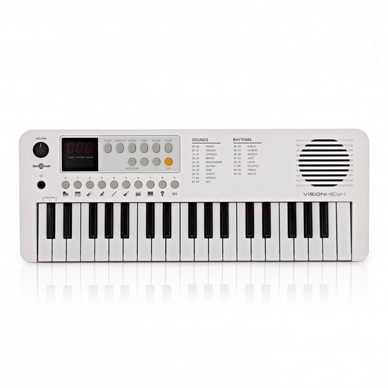 VISIONKEY-1 Mini Keyboard Wit 37 Toetsen