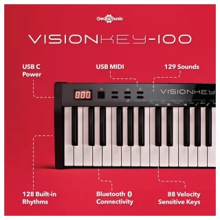 VISIONKEY-100 Draagbaar Keyboard Bluetooth
