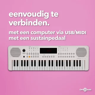 VISIONKEY-2 Draagbaar Keyboard 49-toets Wit