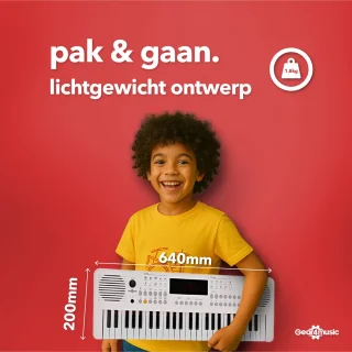 VISIONKEY-2 Draagbaar Keyboard 49-toets Wit
