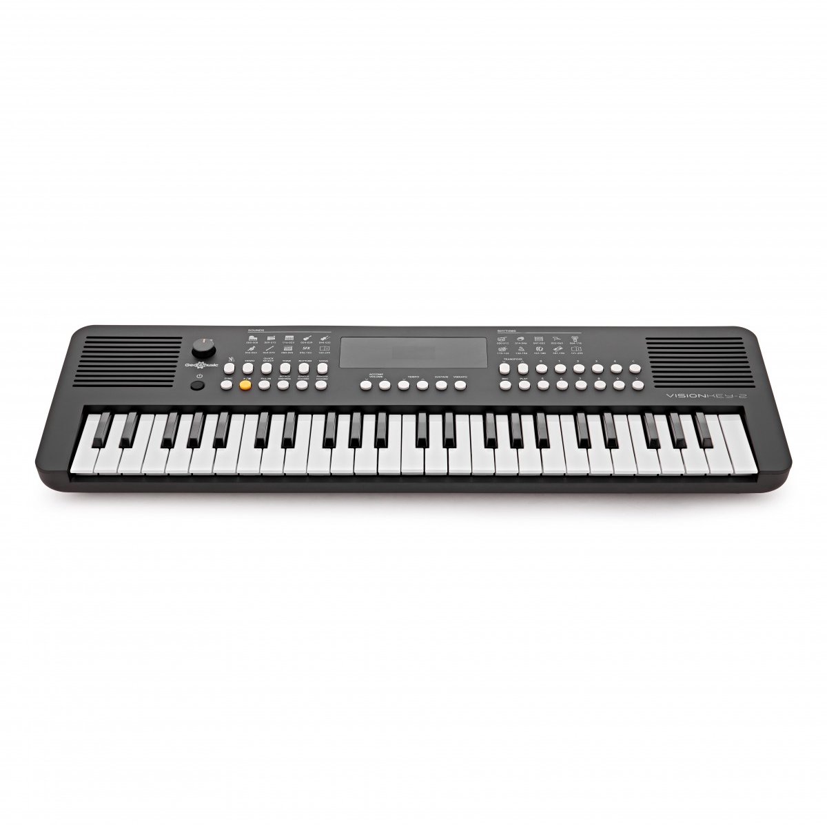 VISIONKEY-2 Draagbaar Keyboard 49-toets Zwart