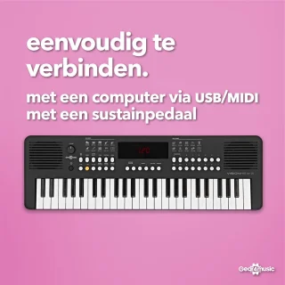 VISIONKEY-2 Draagbaar Keyboard 49-toets Zwart