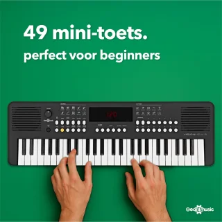 VISIONKEY-2 Draagbaar Keyboard 49-toets Zwart