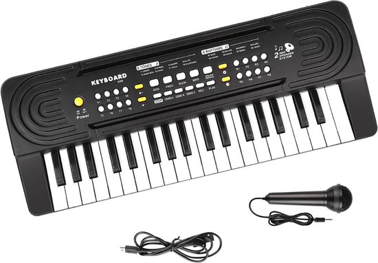 White-label® Kinder Piano Zwart-Wit review