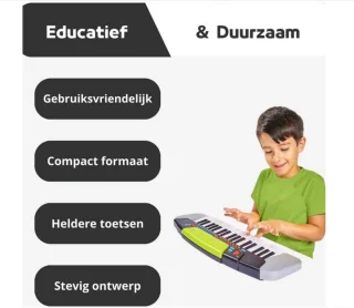 WNHB® Kinder Piano Keyboard 37 Toetsen