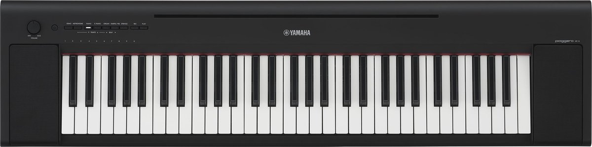 De Yamaha NP 15B portable piano in één oogopslag