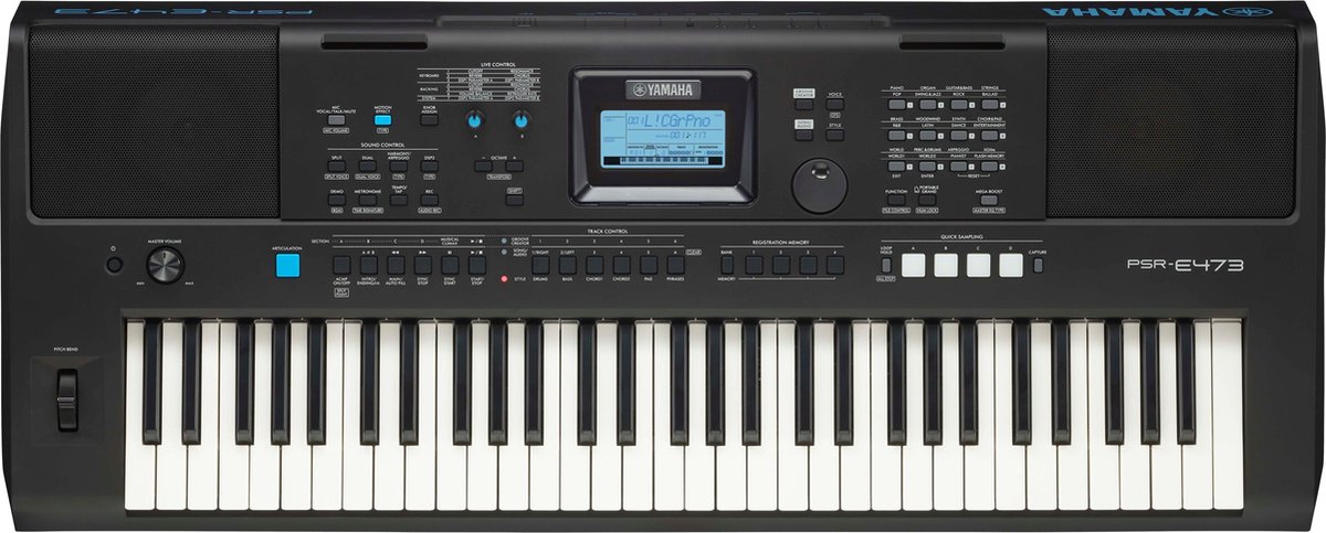 De Yamaha PSR-E473 Keyboard in één oogopslag