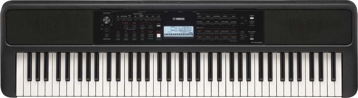 De Yamaha PSR-EW320 Keyboard 76 Toetsen in één oogopslag
