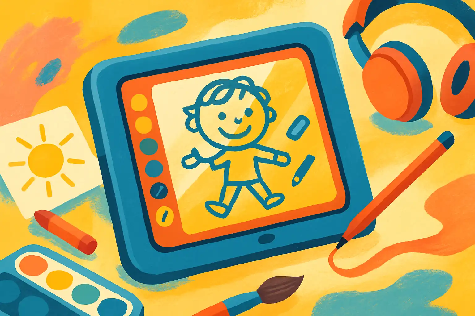 Creatief tekenen en animeren op de kindertablet: de beste apps én accessoires voor jonge artiesten