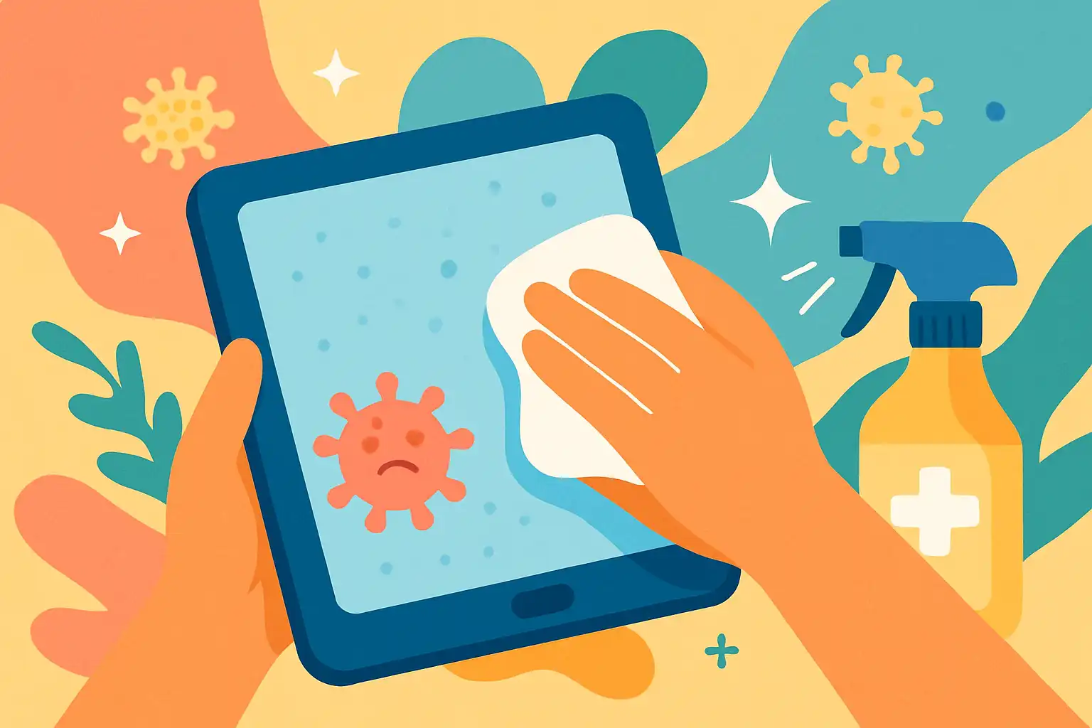 Kindertablet hygiëne: zo maak je ’m veilig schoon en bacterievrij