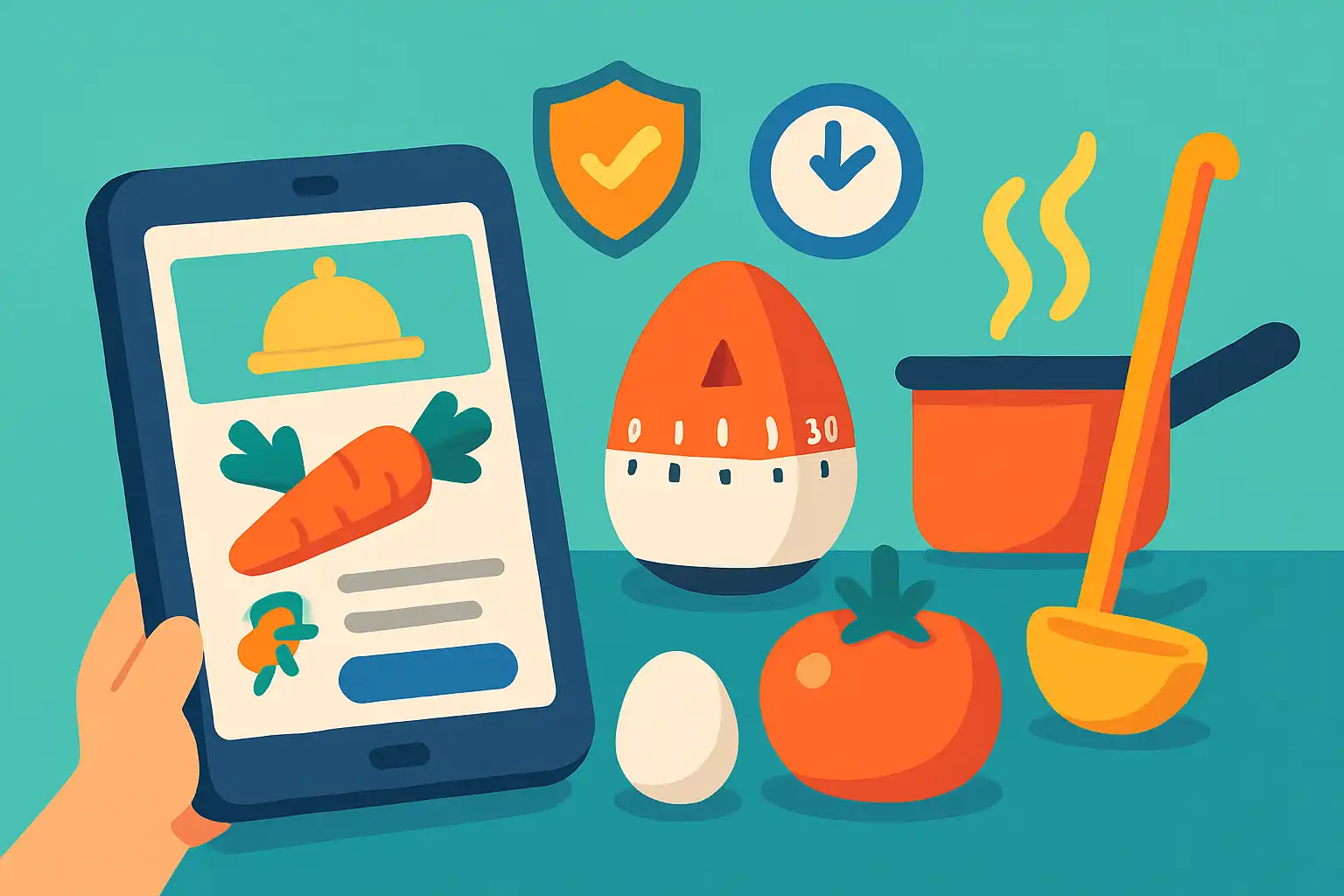 Koken met de kindertablet: recepten, timers en veiligheid voor kleine keukenhulpen
