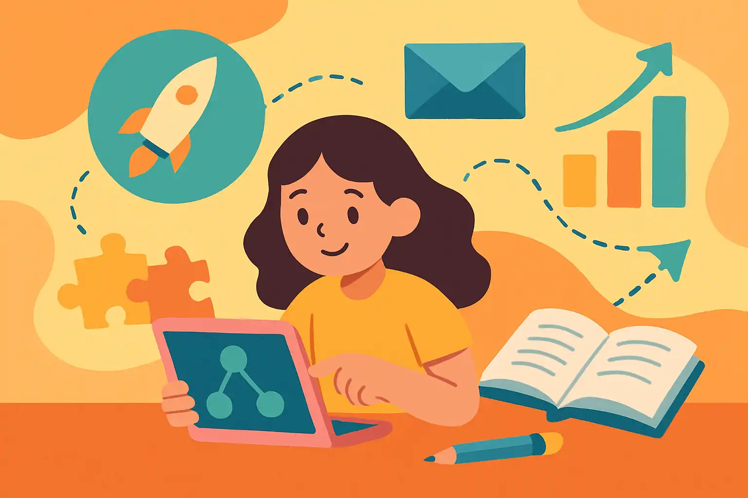 Maak van de kindertablet een echte leerpartner: zo start je samen projectmatig leren thuis